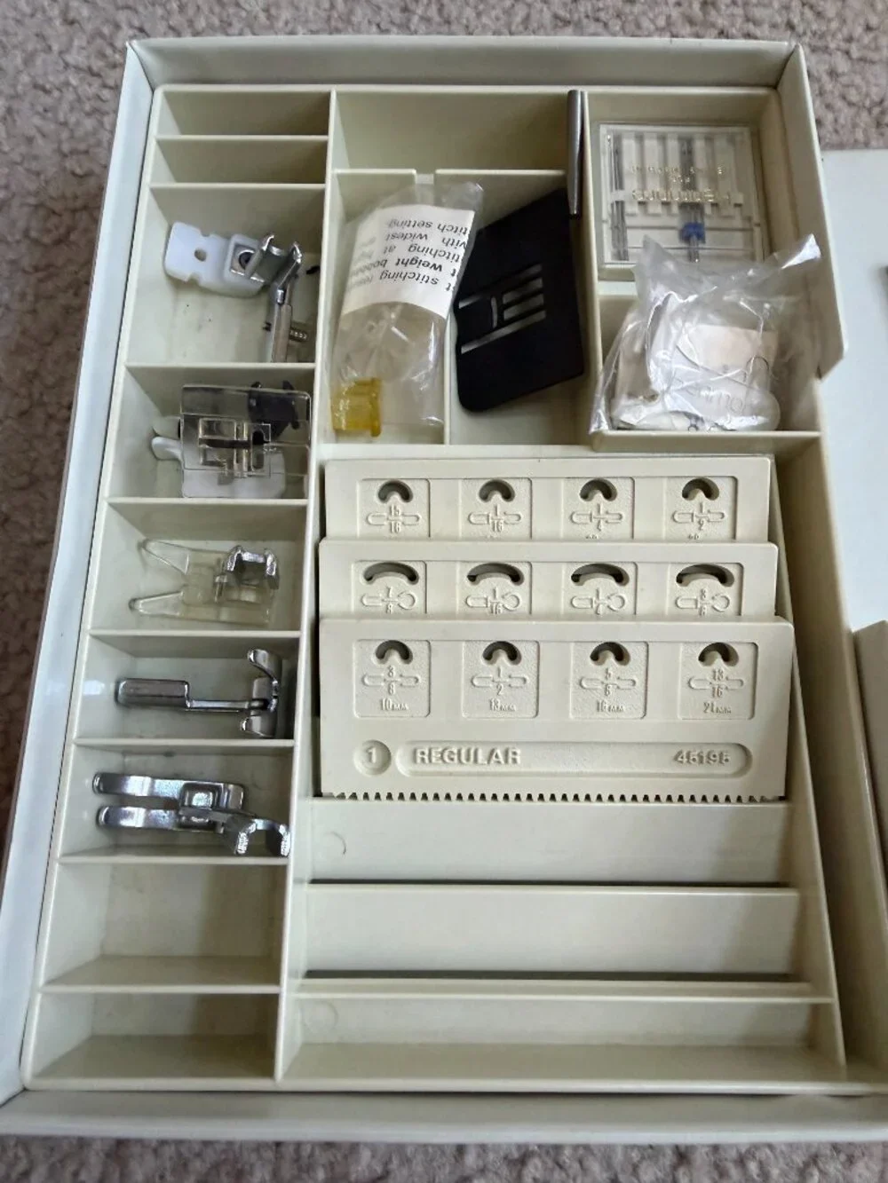 Vintage Sears Kenmore Sewing Machine Pattern Cams, Accessories & Buttonholer LOT
